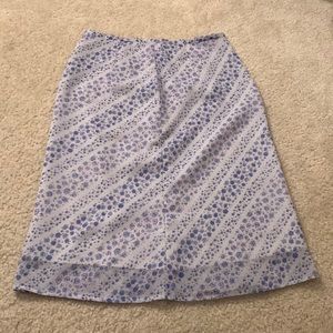 Floral midi skirt